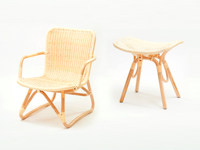 chair made of rattan